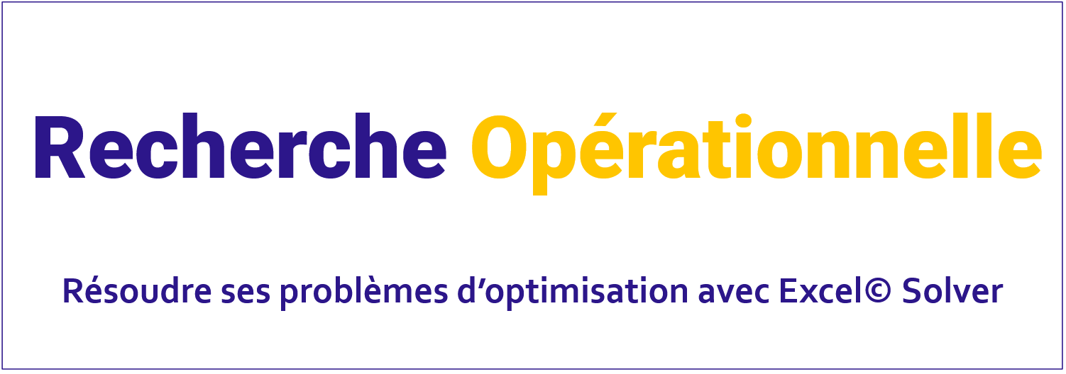 Recherche Opérationnelle (FR & EN)